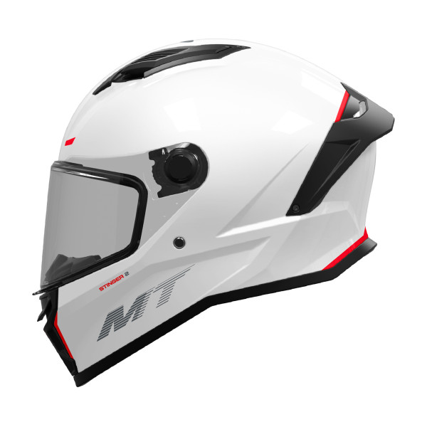 MT Helmets STINGER 2 A0 GLOSS WHITE XS